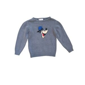 Disney Store Wolf Graphic Crew Neck‎ Sweater Kids Child Size Small
